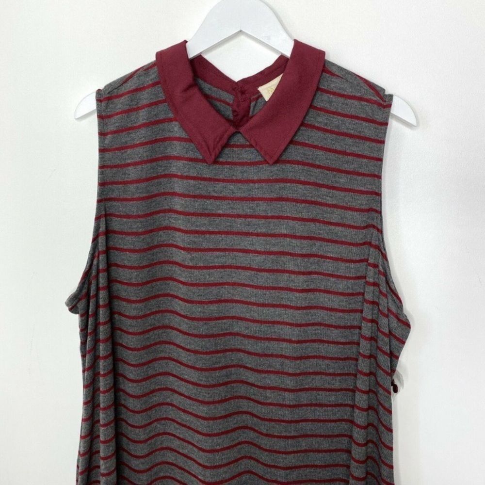 ModCloth | Declare & Contrast Striped Collared Top - Picture 7 of 10